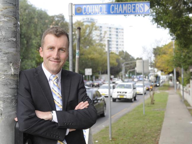 Liberal Ross Grove was Holroyd’s youngest mayor at 26 in 2012. He is standing in the Greystanes ward.
