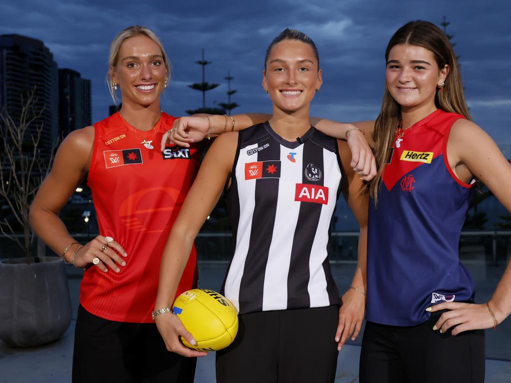 The first Magpies number one pick since Josh Fraser in 1999, Centra will be charged with lifting the one-win Pies off the bottom of the ladder. (Photo by Dylan Burns/AFL Photos via Getty Images)