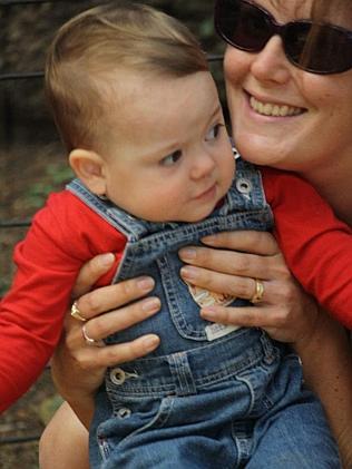 Loving mum Michelle Smeaton with son Frank