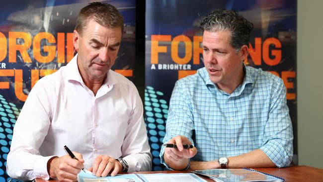 Advance Cairns executive chairman Nick Trompf and Tourism Tropical North Queensland CEO Mark Olsen have outlined what they expect to see, and what they ideally want, for Far North Queensland from the federal budget in their 2022-2023 submission. Picture: Brendan Radke