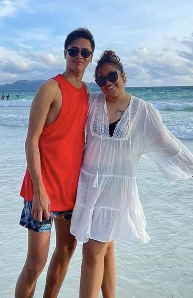 25-year-old Ariel Jocson and his fiance. Picture: Supplied