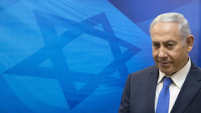 Israel’s four-term PM Benjamin Netanyahu. Picture: AP