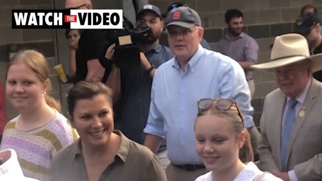 PM Scott Morrison takes his family to the Easter Show