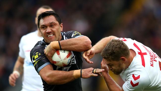 Rapana did his shoulder playing for New Zealand. Photo by Michael Steele/Getty Images.