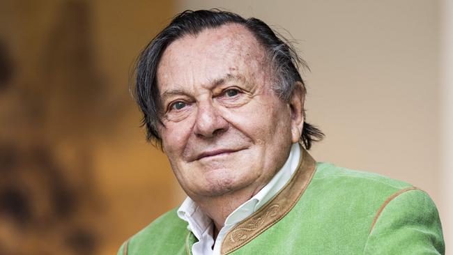 Barry Humphries was rushed to hospital after complications with his hip replacement surgery. Picture: Lachie Millard