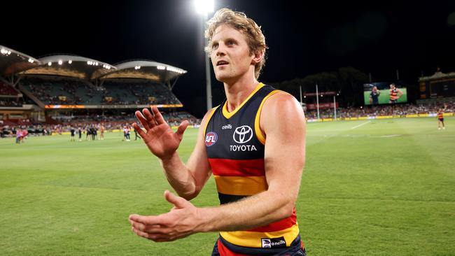 Adelaide has missed the contest work of injured captain Rory Sloane. Picture: Getty Images