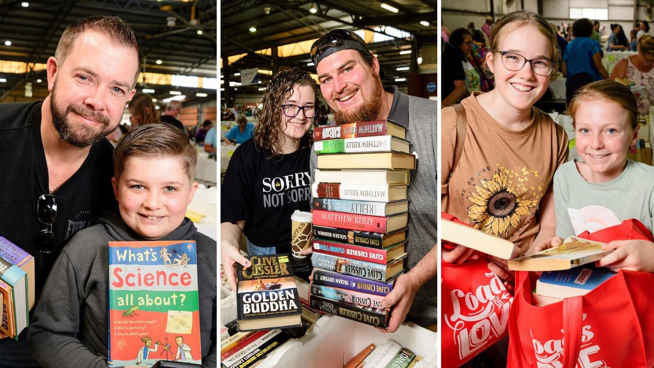 Book-lovers descend upon Toowoomba for noble cause