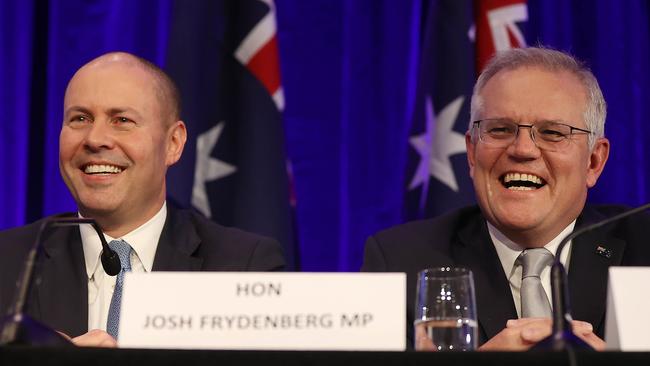 Prime Minister Scott Morrison Prime Minister and Treasurer Josh Frydenberg Picture: Gary Ramage