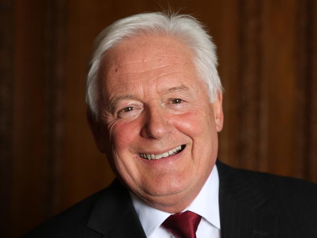 John McFarlane, chairman of Barclays Plc, poses for a photograph following a Bloomberg Television interview in London, U.K., on Wednesday, Jan. 13, 2016. The City of London will be left in a "significantly worse" position if the U.K. votes to leave the European Union, with the risk of foreign banks and investors relocating elsewhere, according to McFarlane. Photographer: Chris Ratcliffe/Bloomberg *** Local Caption *** John McFarlane