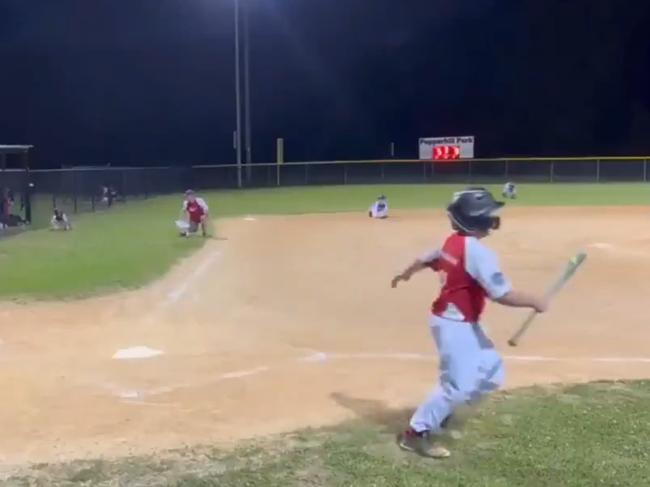 Children run after shots fired. Photo: Twitter, @shannonwatts.