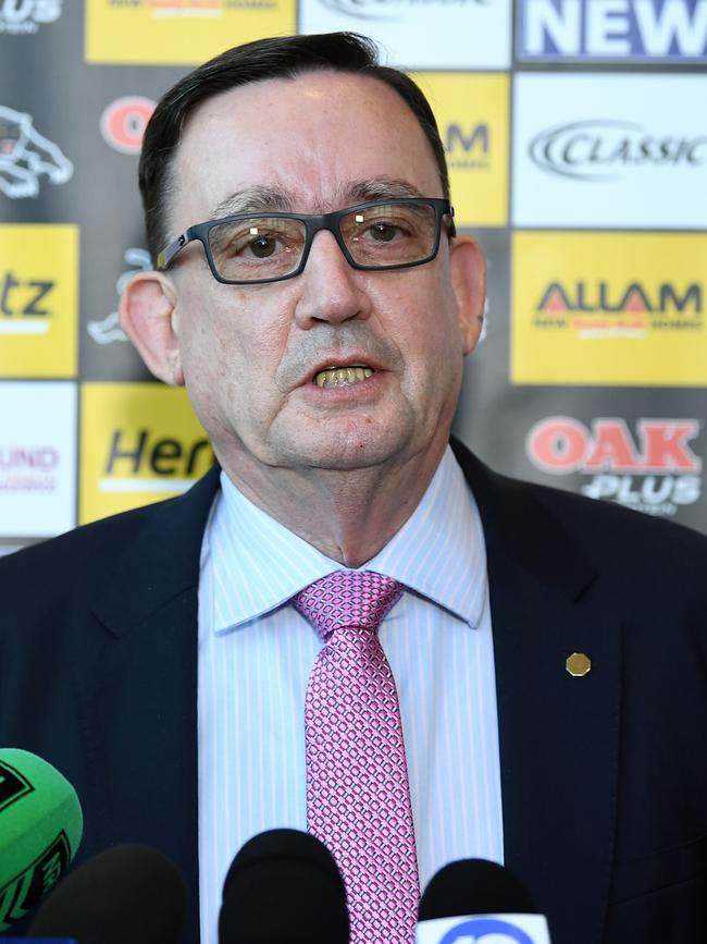 Penrith Panthers CEO Brian Fletcher has backed Ivan Cleary. Picture: AAP Image/Joel Carrett