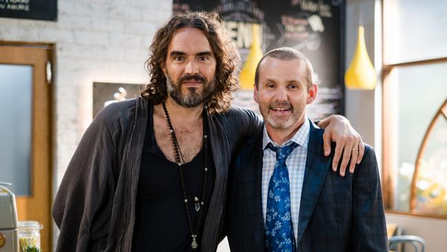 Why is Russell Brand hanging out with Toadie? Picture: Supplied