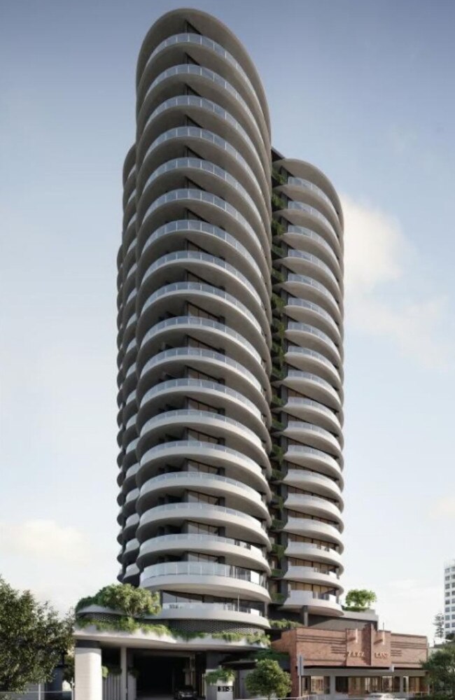 The proposed Jazzland tower in McLean Street at Coolangatta