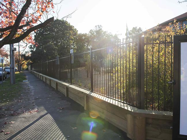 The new garden and fence around the Chatham Primary School. Picture: Ellen Smith