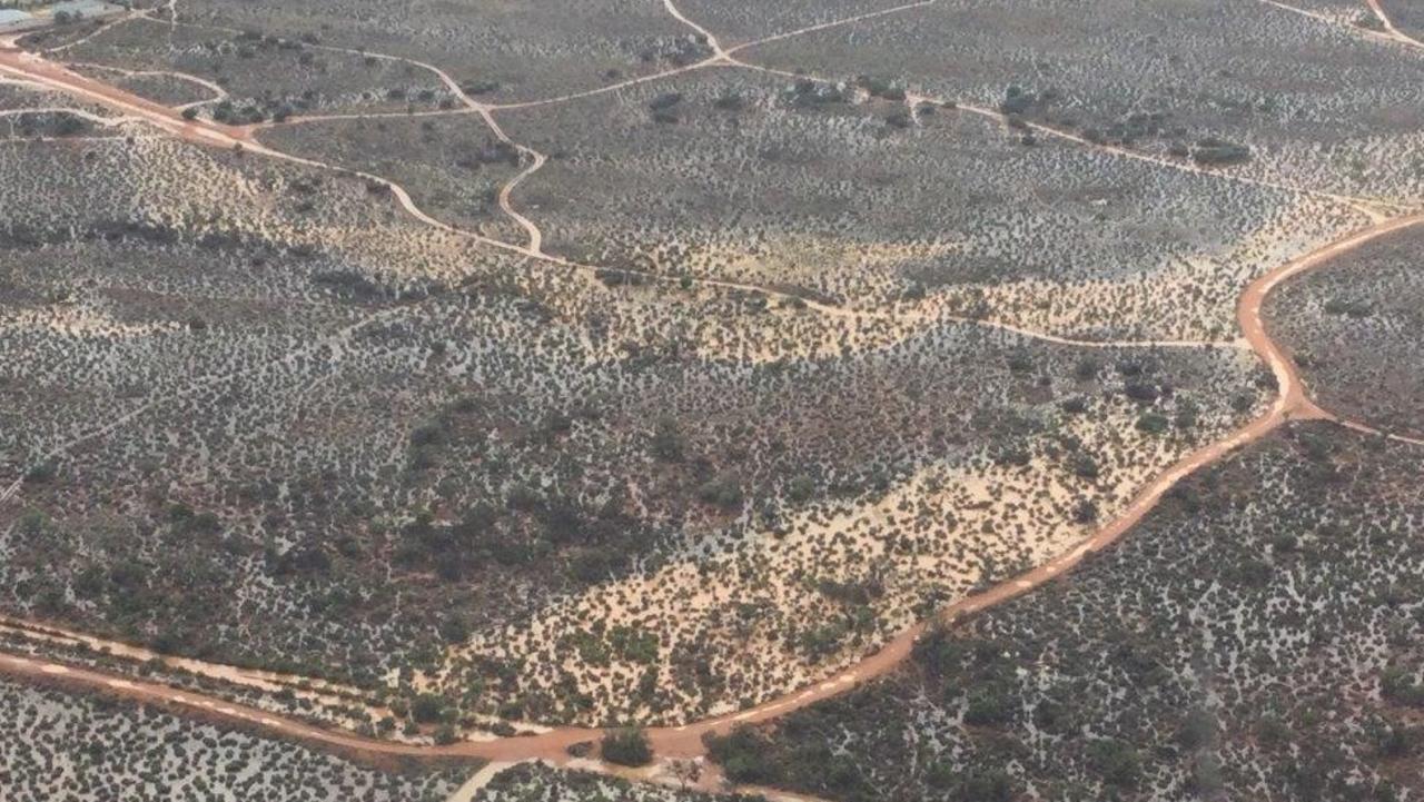 Flooding near Iron Knob Rd and near Whyalla. Picture: State Emergency Service