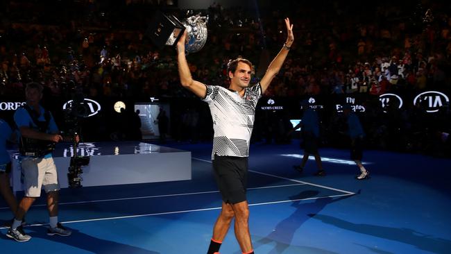 Tennis legend Roger Federer will be sorely missed by the Melbourne crowds. Picture: Getty