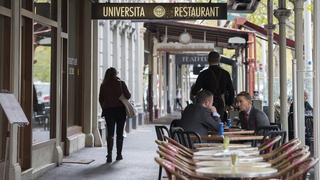 Strolling down Lygon St at meal times is an adventure in itself.