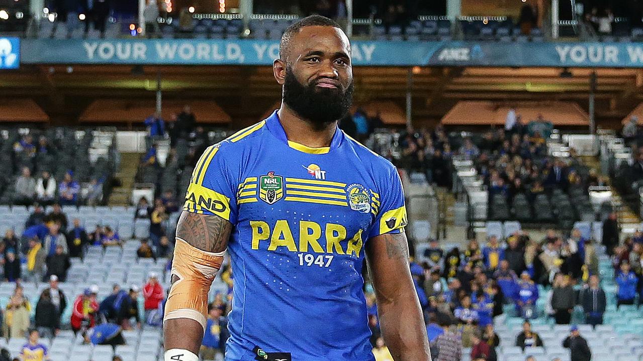 Semi Radradra is gauging interest in an NRL return, but Eels have gone cold on him. Picture: Brett Costello