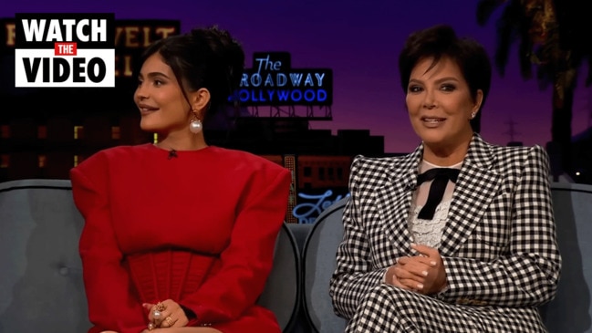 Kylie Jenner causes more confusion over her son’s new name (The Late Late Show with James Corden)