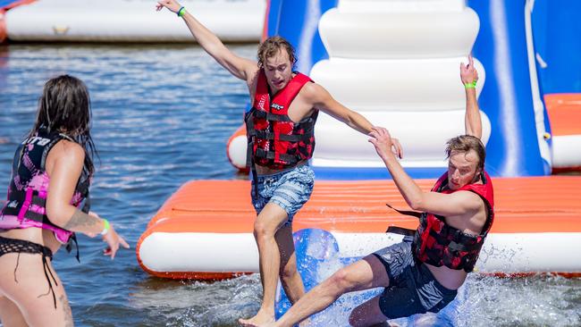 The popular Melbourne Cable Park, which attracts thousands of fun seekers each year, has been temporarily shut due to the coronavirus. Picture: Jason Edwards