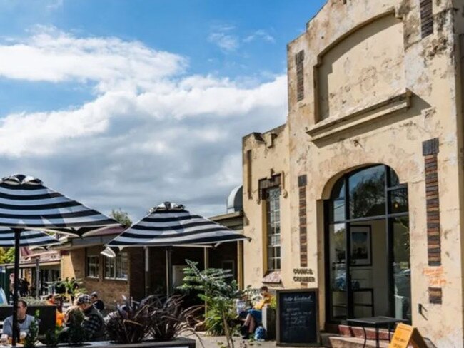 This cafe has a twist with the setting of the old council chamber in Woodend.