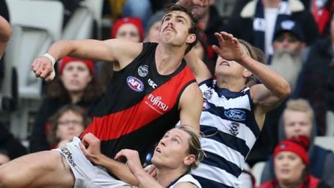 Joe Daniher says he's happy at Essendon.