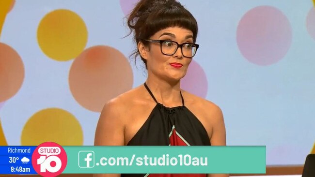 Yumi Stynes was right to challenge Kerri-Anne’s views where many presenters would have sat back and said nothing. Picture: Studio 10
