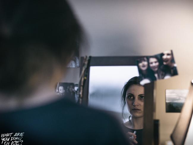 A scene from a government ice campaign. Ice use among young mothers is said to be happening in Australia.