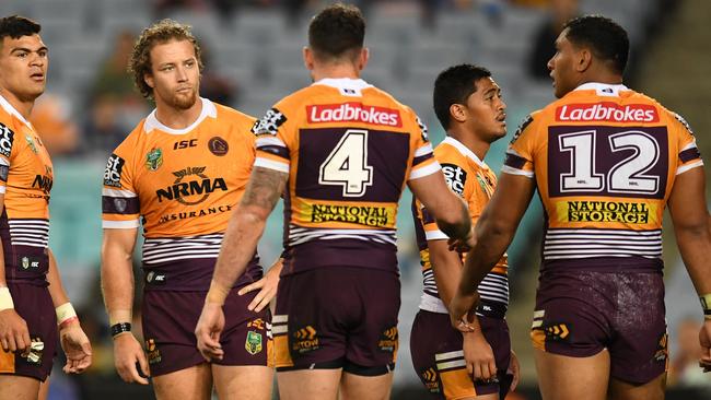 Is this the night Brisbane’s premiership hopes died? (AAP Image/Dean Lewins)