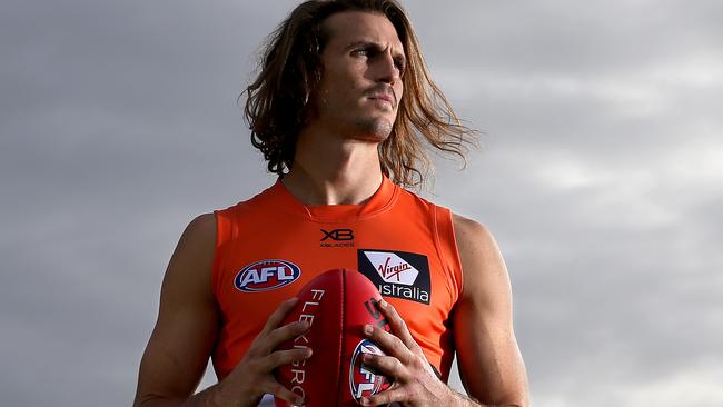 GWS Giants skipper Phil Davis could be one of the most valuable AFL players. Picture: Toby Zerna