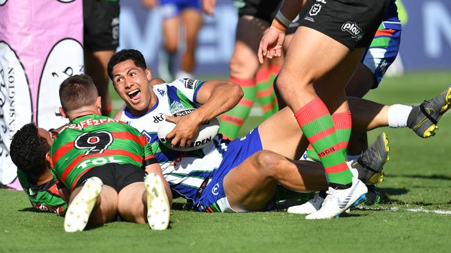 Roger Tuivasa-Sheck starred for the Warriors. (AAP Image/Darren England) 