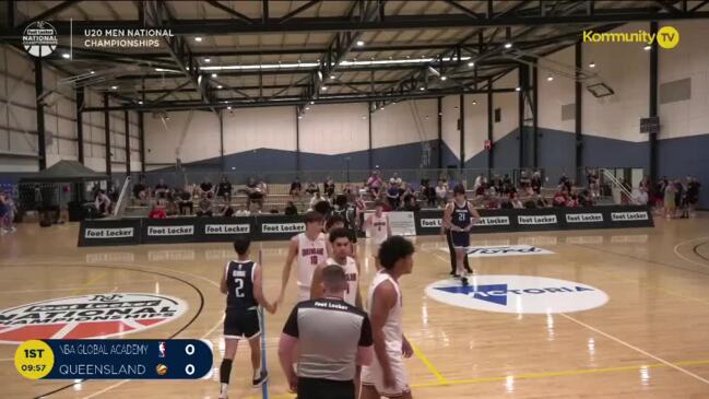 Replay: NBA Global Academy v Queensland (U20M) - Basketball Australia Under-20 Nationals & Ivor Burge Championships Day 1