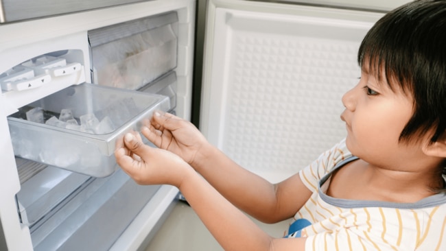 The former paramedic has advised parents to keep ice cubes away from young children. Source; iStock