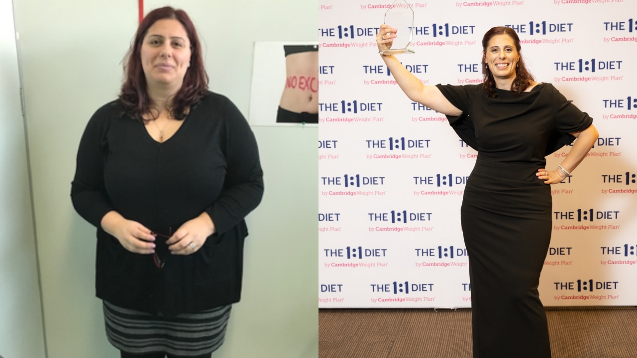 After a successful weight loss journey, Olga took home the 1:1 Diet Slimmer Of The Year Award. Image: Supplied