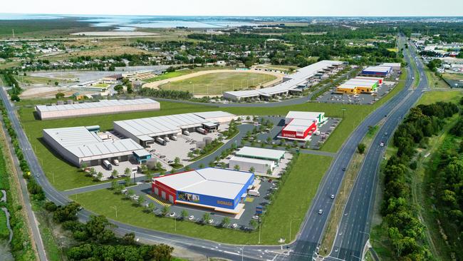 Artist's impression of Globe Derby Park industrial development. Picture: Supplied by Seymour Group