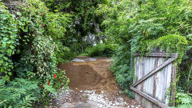 The sprawling gardens are now overgrown. Picture: AAP/Richard Walker