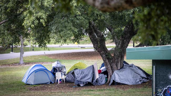 Public spaces in major cities are being taken over with tent cities as rent rises push people out of housing, with people living in tents and cars across the state. NewsWire / Sarah Marshall