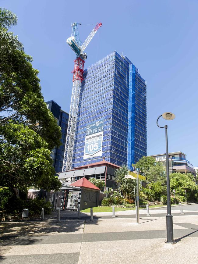 The Thornton Street site where a proposed 16-storey tower will be built. Picture: AAP Image/Richard Walker