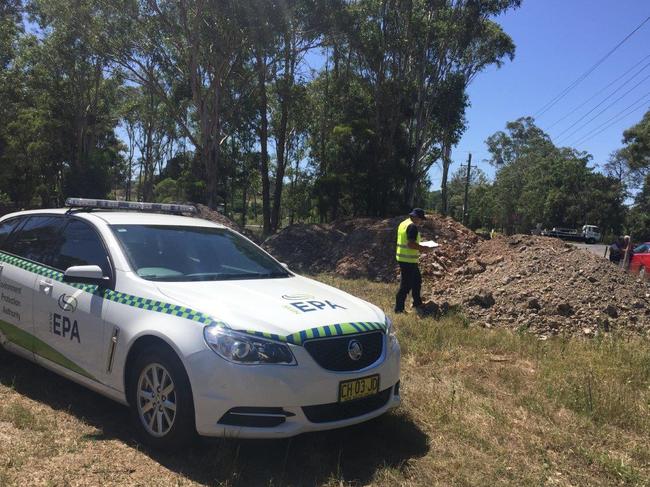 The NSW Environment Protection Authority has been investigating cases of illegal dumping involving contaminated construction waste in western Sydney.