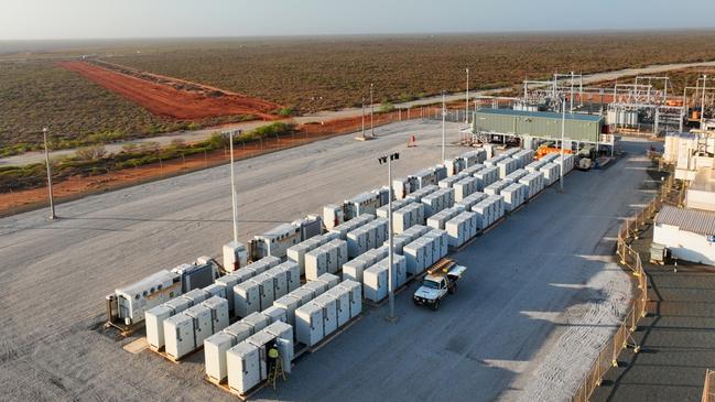 APA solar farm and battery storage built to supply BHP's port operations.