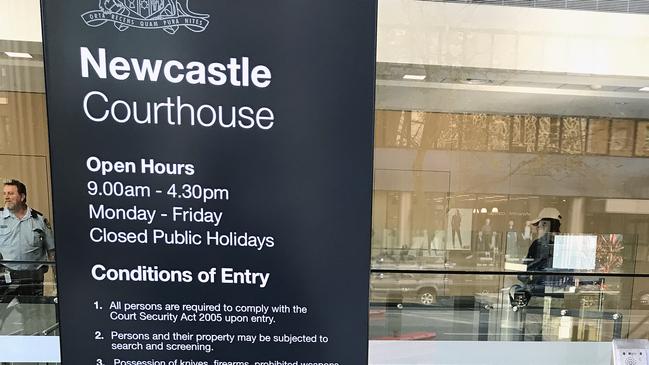 The trial started in Newcastle District Court on Tuesday. (AAP Image/Mark Russell)