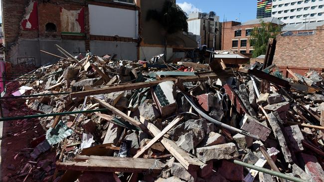 The site where the Corkman Irish Pub, previously known as the Carlton Inn, stood.