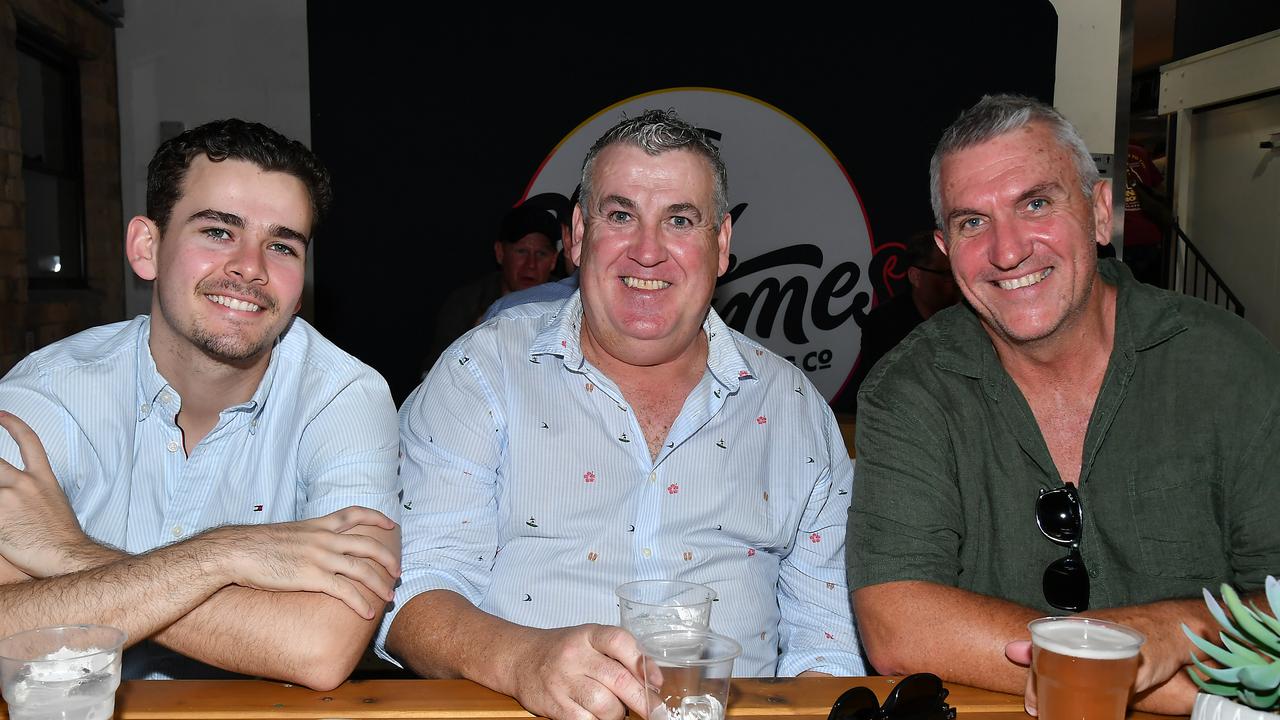 People at Easy Times Brewing ahead of day one of the Gabba Test vs. the West Indies. Thursday January 25, 2024. Picture, John Gass