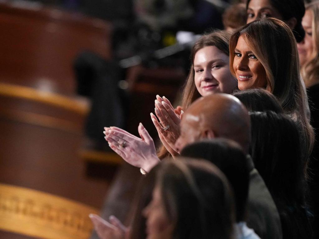 Ms Trump drew adoration from both her husband and the crowd. Picture: Getty Images