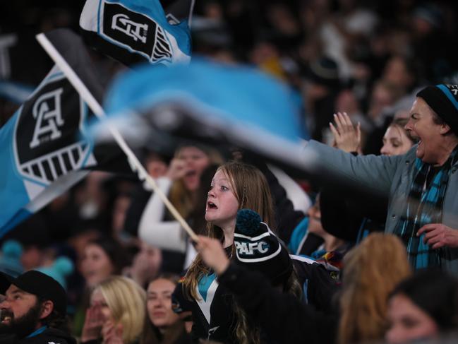 David Kock said the Showdown should be a place families can feel comfortable going. Picture: James Elsby/AFL Photos via Getty Images.