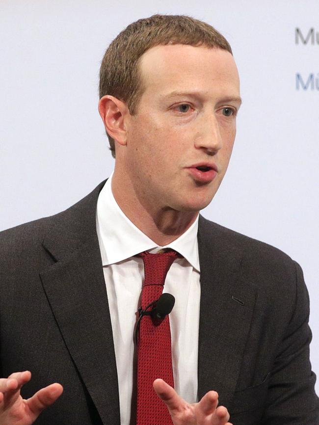 Facebook founder and CEO Mark Zuckerberg. Picture: Getty Images