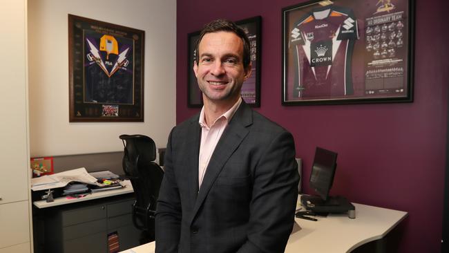 Melbourne Storm CEO Dave Donaghy is highly regarded. Picture: Michael Klein