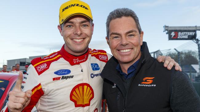 Scott McLaughlin and Craig Lowndes. Picture: Supplied