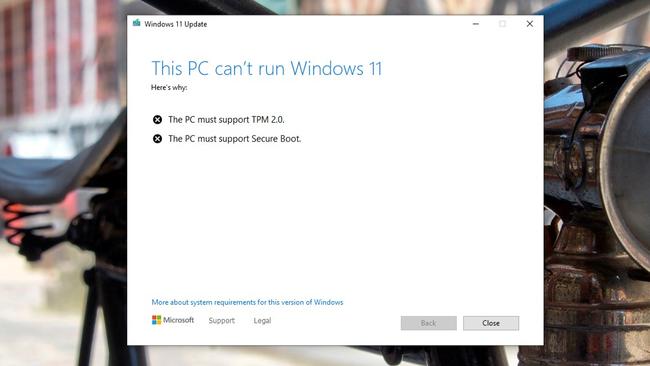 The lack of a special security chip will stop your computer installing Windows 11