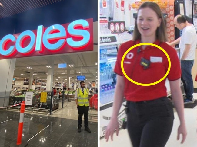 Coles introduces body cams in response to urgent need. Picture: Supplied